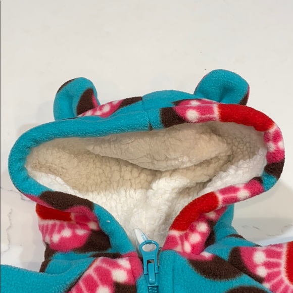 Old Navy floral bunting suit 0-3mo - Picture 3 of 7